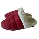 Vionic  Josephine mule slippers faux fur dusty cedar size nylon outer 9.5 Photo 1