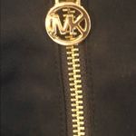 Michael Kors Michael Classic Belted Navy Mid Length Trench Coat Logo Zip Sz. S Photo 5