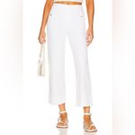Spanx  Stretch Twill Cropped Wide Leg Bright White Comfort Business Casual Pant Photo 1