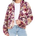 Johnny Was NWT Fleece Jacket Floral Print Size XXL Soft Comfy Boho Teddy Fuzzy Photo 0