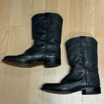 Justin Vinrage 1970s  WESTERN ROPER GRAY BOOTS WOMENS  SIZE 7.5 Photo 1