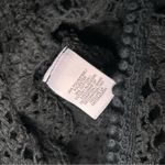 Victoria's Secret Victoria’s Secret black crochet knit swim cover up romper women’s size medium Photo 7