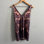 Free People  Night Shimmer Mini-Dress Size 0 Sundown Purple Sequins Sleeveless Photo 7