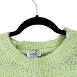 Mud Pie Rome Chenille Oversized Sweater in Lime One Size Photo 4