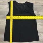 Banana Republic Black Linen Blend Sleeveless V-Neck Lace Detail Tank Top Size XS Photo 13