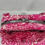 Vera Bradley VTG Eloise Bag Large Barbie Hot Pink Kiss Lock Dome Shoulder Purse Photo 13