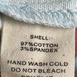 Altar'd State  Blue Ruffled Denim Crop Tank Top Photo 5