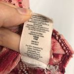 Free People  Pink Tie Dye Eyelet Short Sleeve Tee Shirt Womens XS Casual Boho Photo 6