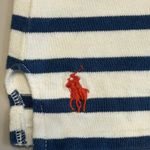 Polo RL&Co Ralph Lauren Sz S/M? Blue Striped Boatneck Nautical Sailor Top Preppy Photo 2