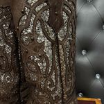 Corral  brown and gold glitter boots Photo 1