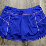 Athleta  Bustle‎ Violet Blue Layered Flounce Skort Size Small Photo 0