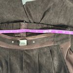 INC Women's | Rio  | Vintage Brown Suede Italy Zip Jacket Pantsuit 2 pc. Photo 11