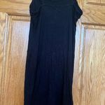 Bozzolo - Black Spaghetti Strap Midi Dress Photo 2