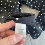 J.Crew  Size XXS Black and White Polka Dot Top. Photo 2