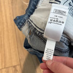 Gap  High Rise Stride Wide-Leg Amkle Denim Jeans medium indigo size 20R Photo 5