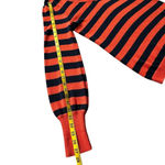 VTG Ralph Lauren Polo Jeans Company Knit Sweater L Orange Blue Striped Preppy Size L Photo 5