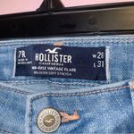 Hollister  High Rise Vintage Flare Jeans Women Size 7R Light Wash Ripped Casual Photo 4