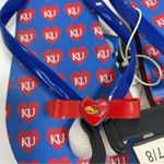 Kansas KU Jayhawks Flip Flops Size Medium 7 Photo 6