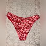 LA Hearts  Red and White Floral Bikini Bottom Photo 2