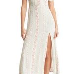 We Wore What NWT Puff Sleeve Floral Midi Dress Photo 0