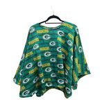 Handmade Green Bay Packers Oversized Poncho Top – , Unique - One Size - Pullover Photo 4