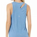 Alo Yoga  Ribbed Peak Tank Top Blue Photo 0