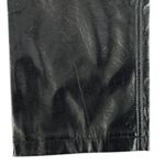 Abercrombie & Fitch EUC Faux Leather 90s Straight Ultra High Rise Pants Black 16 Photo 5