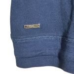 Ralph Lauren  Active Navy Blue Waffle Knit 3/4 Sleeve Zip Hoodie Womens M Casual Photo 3