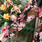 ZARA Floral Printed Fit and Flare Tiered Mini Dress in Multicolor Photo 6