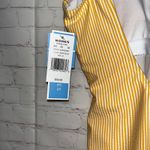 Draper James NWT  Yellow White Stripe Seersucker Ruffle One Piece Swimsuit Size M Photo 6