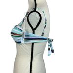 Mermaid Swimwear Small Bikini Swim Top Adjustable Straps Tie Back Padded New Blue Photo 4