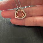 NEW Double Heart Pendant necklace Photo 5