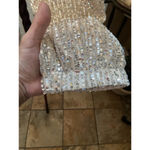 Loft Women's Pants Size M Gold Sequin Joggers Photo 4