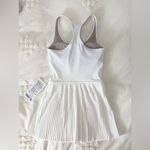 Lululemon NWT Scoop-Neck Pleated Linerless Tennis Dress - White - 2 Photo 7