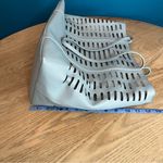 Anthropologie Rafaella Tote Bag Large Faux Leather Light Blue Photo 10