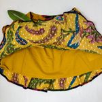 Farm Rio  Yellow Floral Tiered Ruffle Mini Skirt‎ S NWT Women's Photo 6