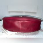 Coach 🔥🎁NWT! NOMAD Burnished Leather Hobo Handbag Black Cherry Msrp:$495.00 Photo 6