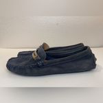Coach  Women’s Nola Dark‎ Blue Suede Loafers Size 6.5 B Photo 1