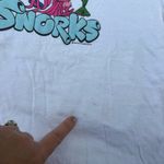 Vintage The Snorks Ringer Top Womens S/M (vtg L) Cartoon 80s Coastal Concepts White Photo 9