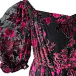 Torrid  16 Dress Retro Cocktail Plus Semi Formal Velvet Burnout Babydoll Dress Photo 6