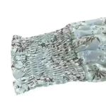 Storia  Blue Floral Print‎ Smocked Mini Elastic Dress Size Small Photo 1