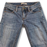 Free People Jeans Size 24 Skinny Raw Hem Distressed Destroyed Blur Denim Pants Women's Low Rise Jeans Photo 2