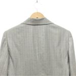 Lafayette 148  Single Button Suit Blazer Gray With Blue Pinstripe Women’s Size 10 Photo 5