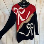 Dana Scott Oversized Chunky Bow Christmas Sweater Size small Photo 0