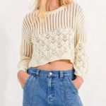 Molly Bracken  wide leg denim pants Photo 2