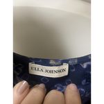 Ulla Johnson Nia Dress Womens 4 Blue Ruffle Tiered Sleeveless Boho Midi Cotton Photo 2