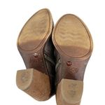 Lucky Brand Bronze Metallic Leather Booties Sz 7 Photo 6