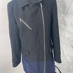Mossino‎ pea coat blue and black womans size medium Photo 0