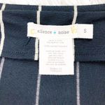 Urban Outfitters Silence + Noise Black Striped Sleeveless Romper Size Small Photo 4