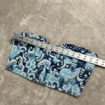 Alexis  Isola Crop Top Women's Large Blue‎ Linen Blend Strapless Smocked Back NWT Photo 7